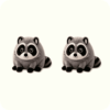 Jimothy Raccoon Plush 2PCS